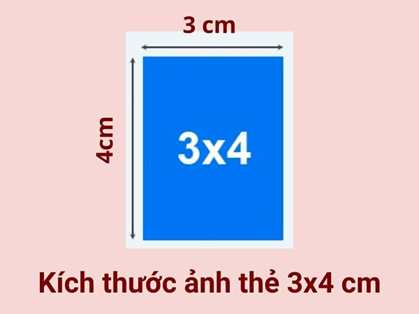 Kích thước ảnh 3x4 là bao nhiêu inch